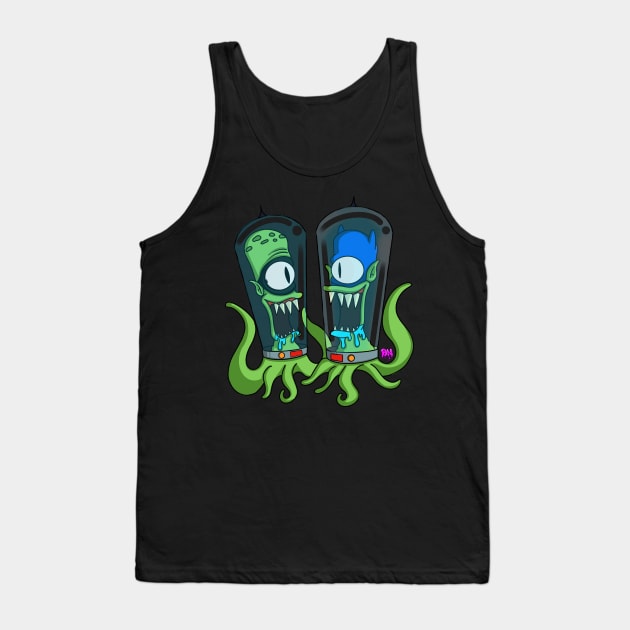 Kang-man and Kodos sidekick Tank Top by bren_speed